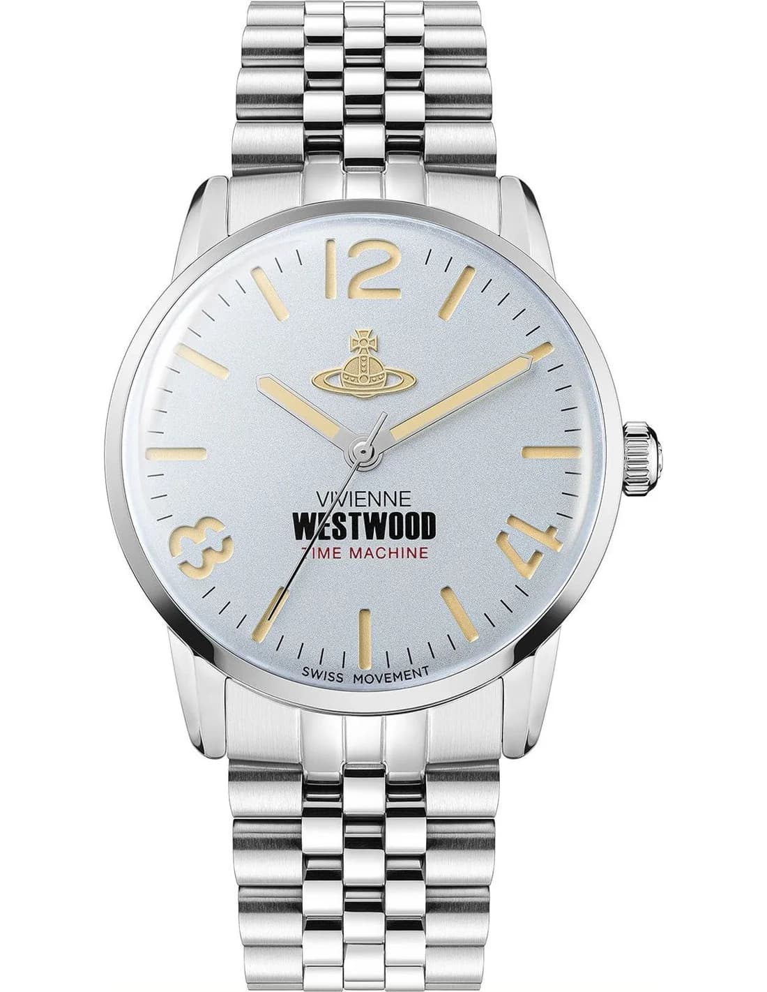 Montre Vivienne Westwood VV276LBLSL homme cadran bleu bracelet acier