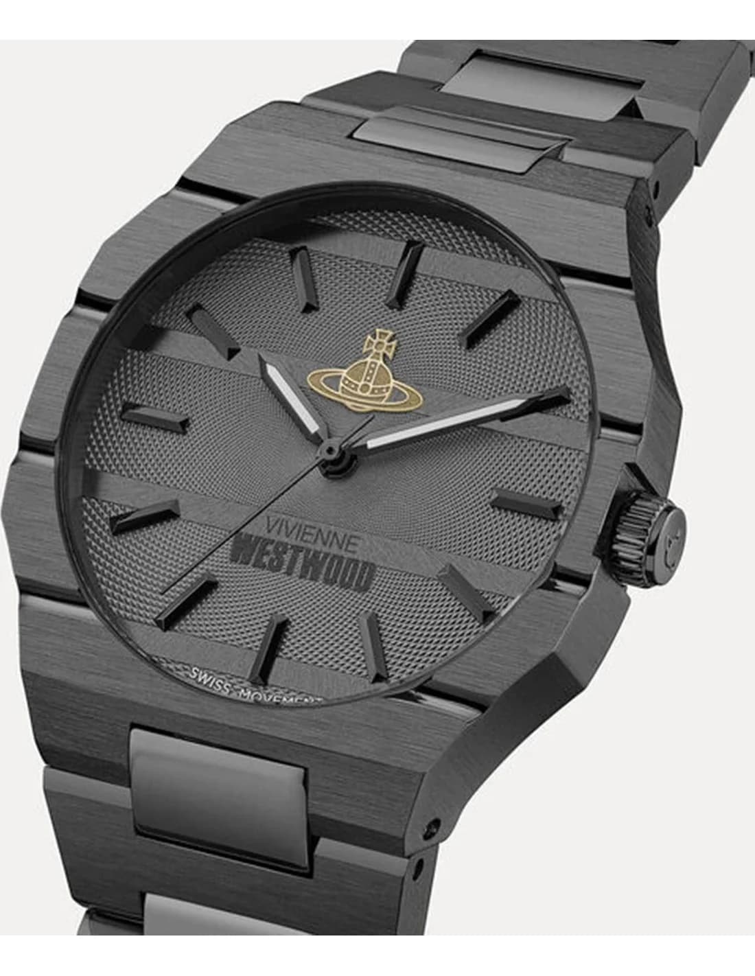 Montre Vivienne Westwood VV294GYGN unisexe vue de profil