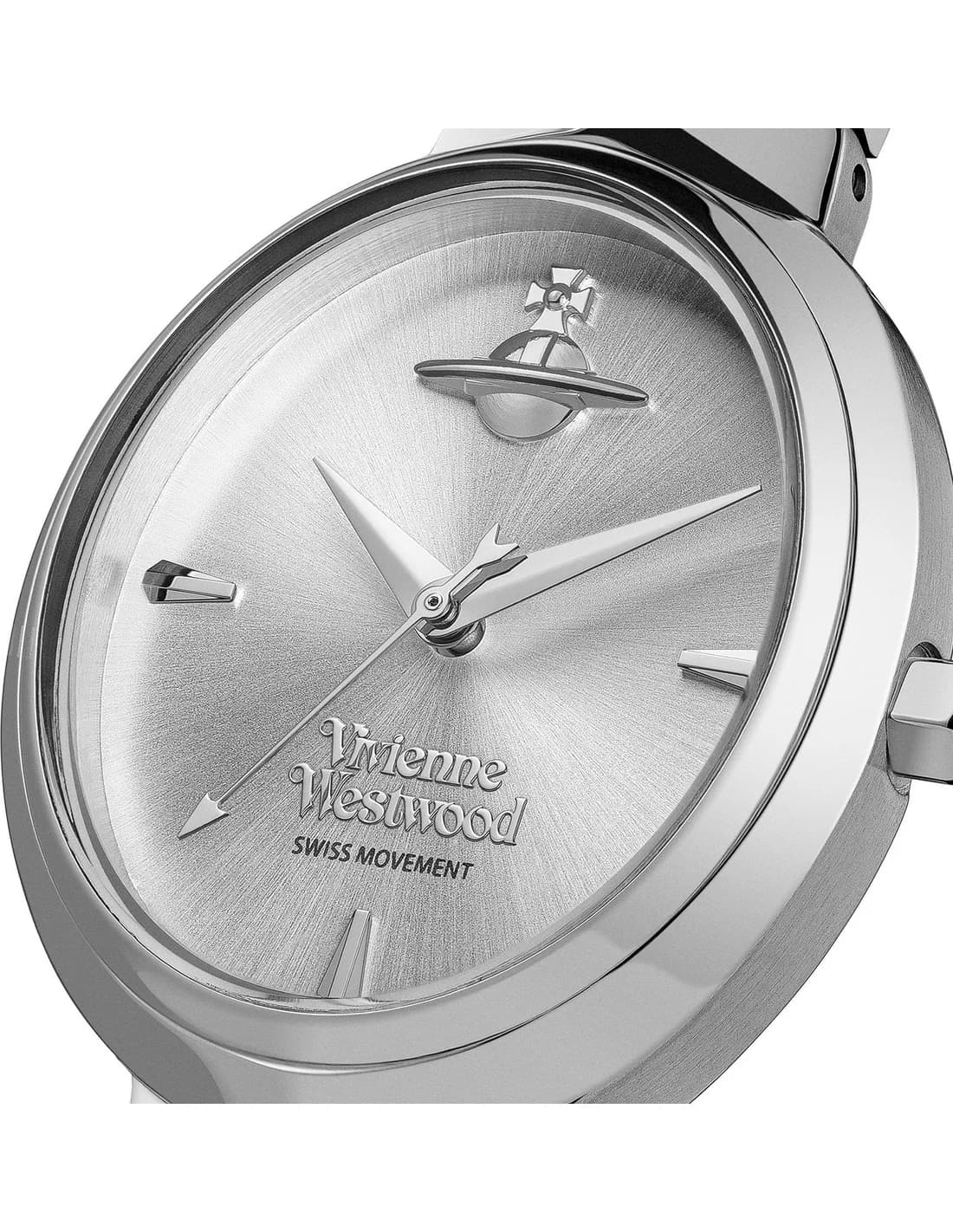 Montre Vivienne Westwood VV314SLSL femme détail cadran argent