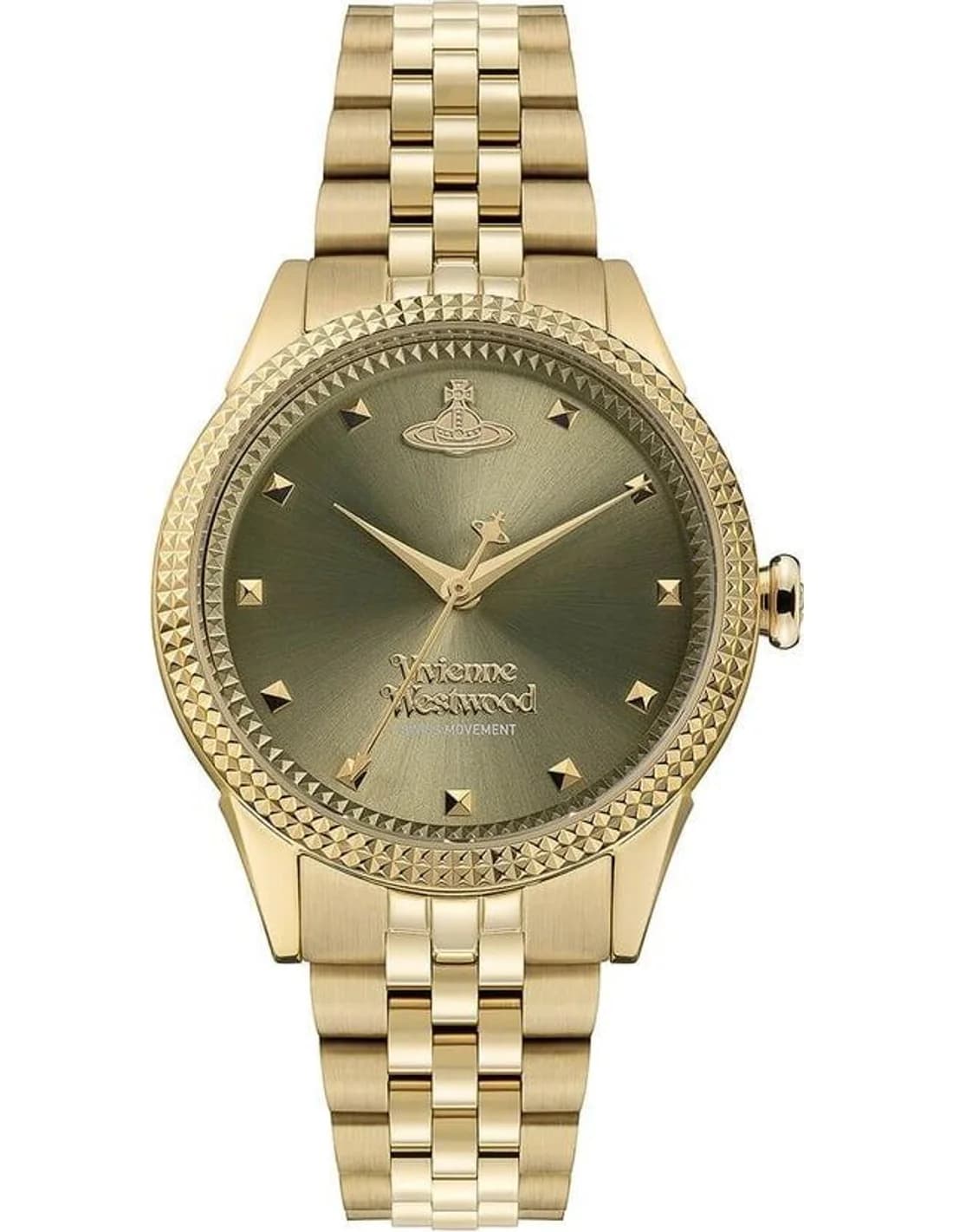 Montre Femme Vivienne Westwood Little Seymour VV328GRGD cadran vert bracelet acier