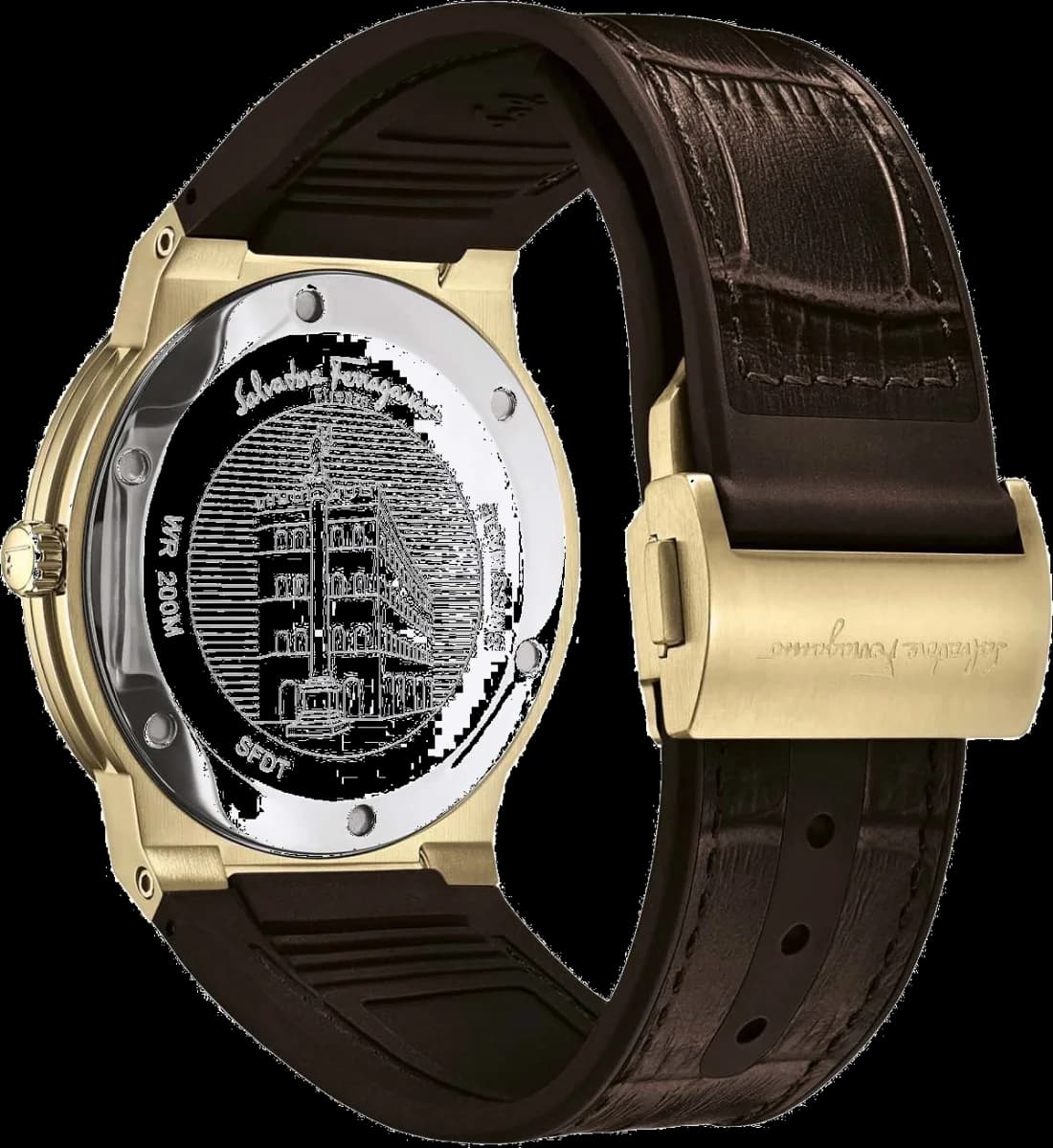 Montre Salvatore Ferragamo SFDT00419 homme vue de profil