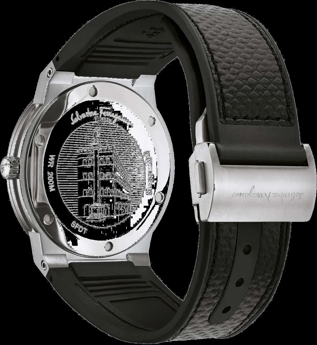Montre Salvatore Ferragamo SFDT00619 homme vue de profil