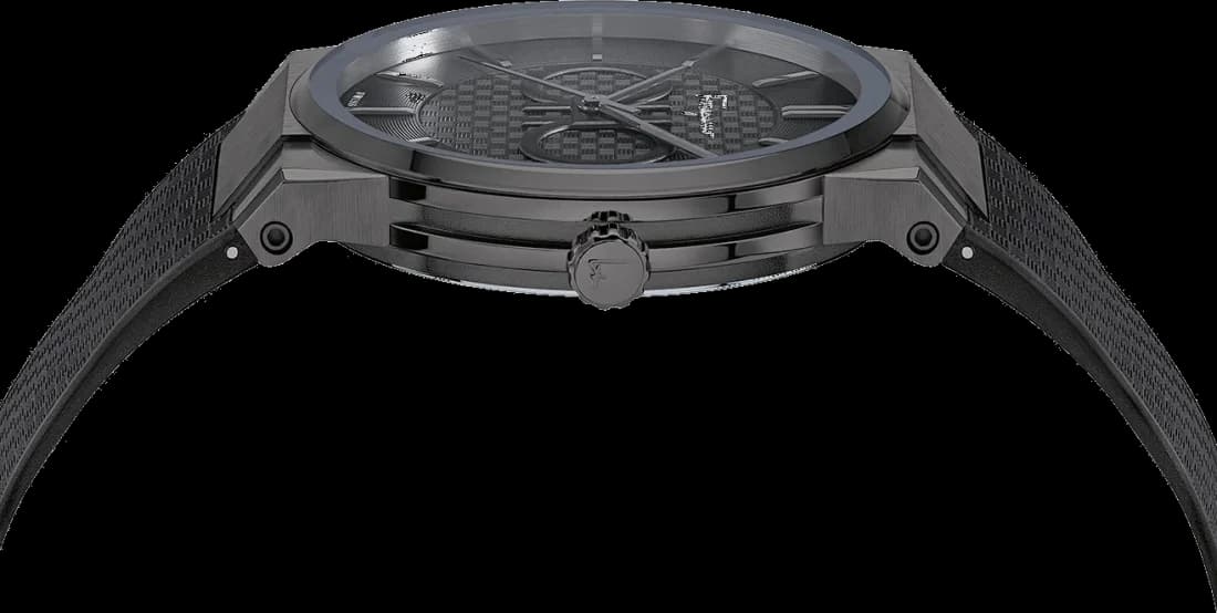 Montre Salvatore Ferragamo SFHP00320 homme détail cadran noir
