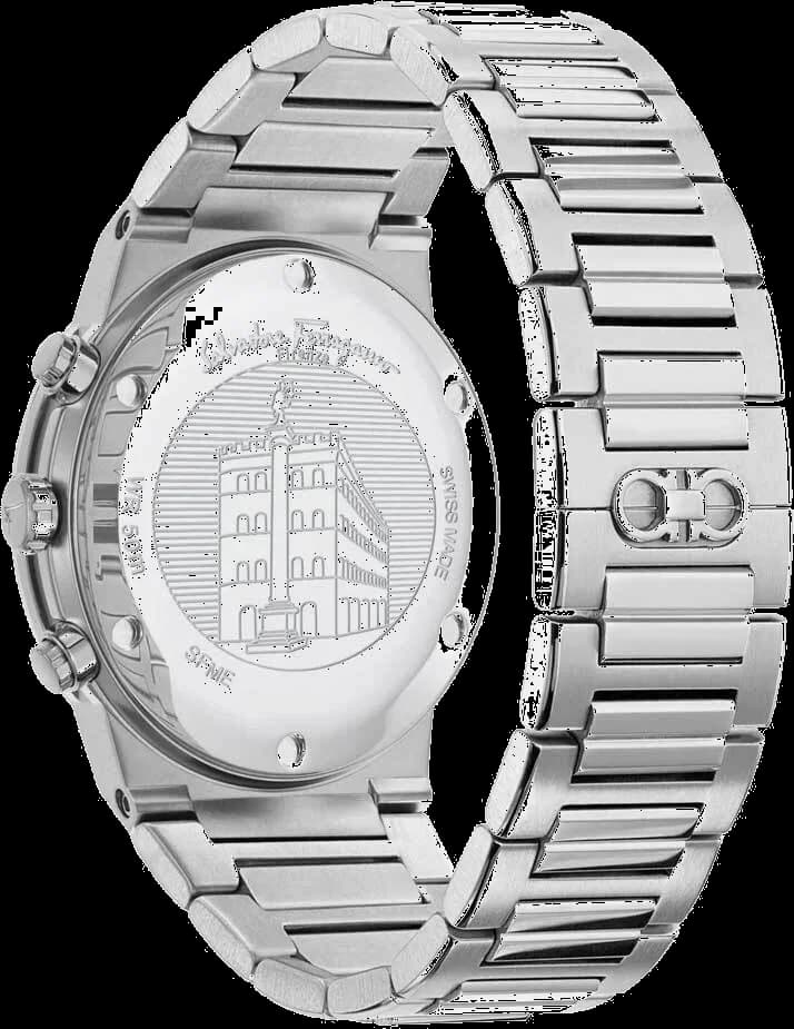 Montre Salvatore Ferragamo SFME00321 homme détail cadran noir