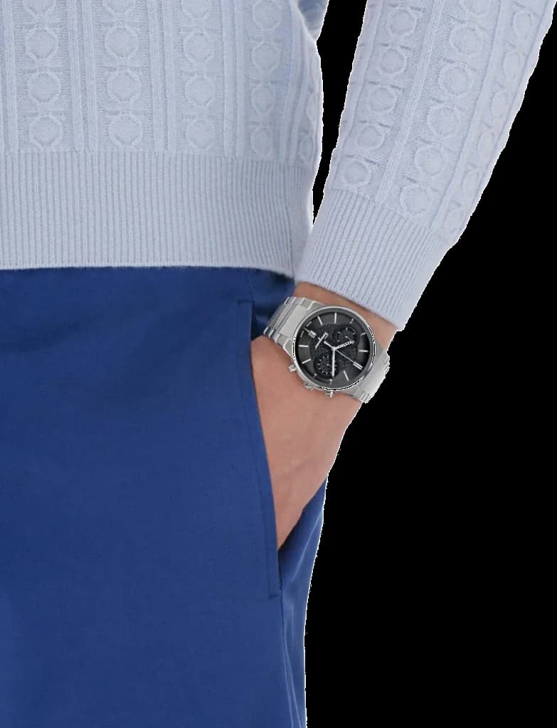 Montre Salvatore Ferragamo SFME00321 homme verso boîtier argent