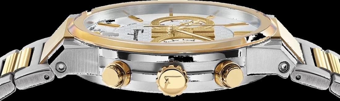 Montre Salvatore Ferragamo SFME00821 homme détail cadran blanc