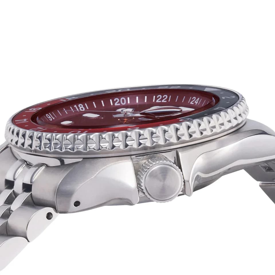 Seiko 5 Sports GMT Automatic Red Edition SSK031K1 – Montre mécanique élégante vue 2