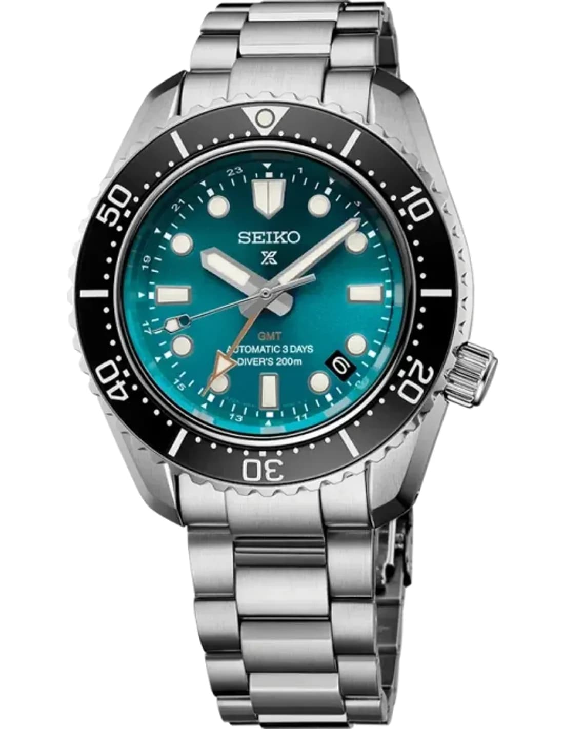 Montre Seiko SPB475 GMT Automatique Acier Cadran Bleu