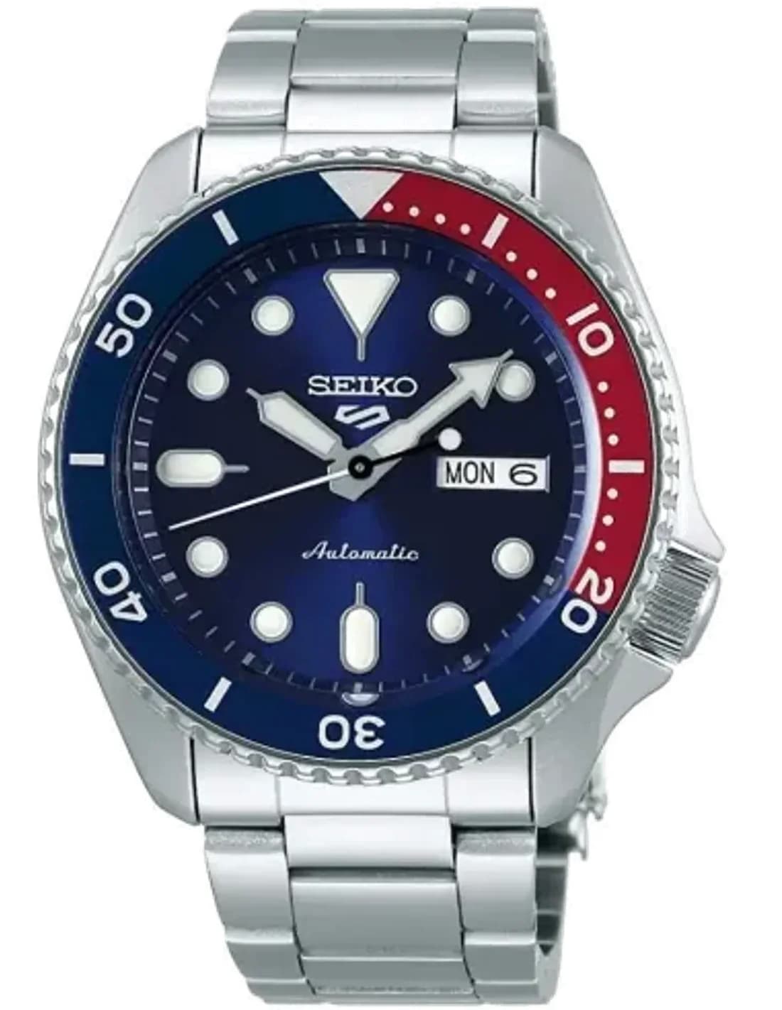 Montre Seiko SRPD53K1 Automatique Lunette Pepsi et Cadran Bleu
