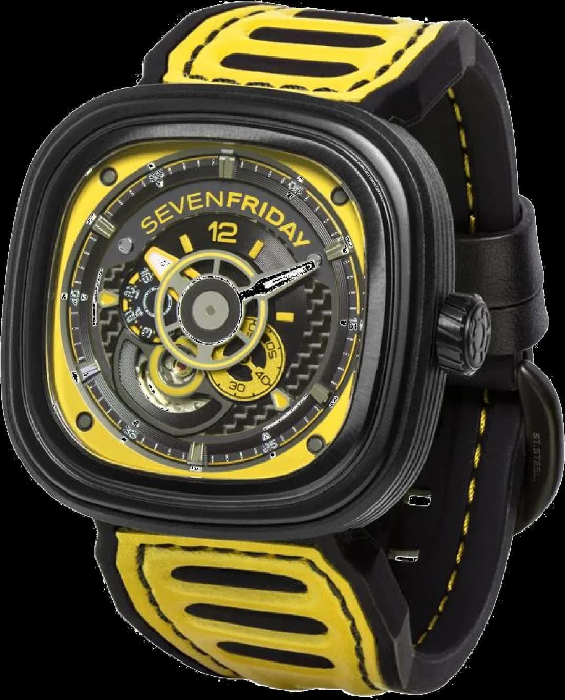 Montre Sevenfriday P3B/03 homme vue de profil