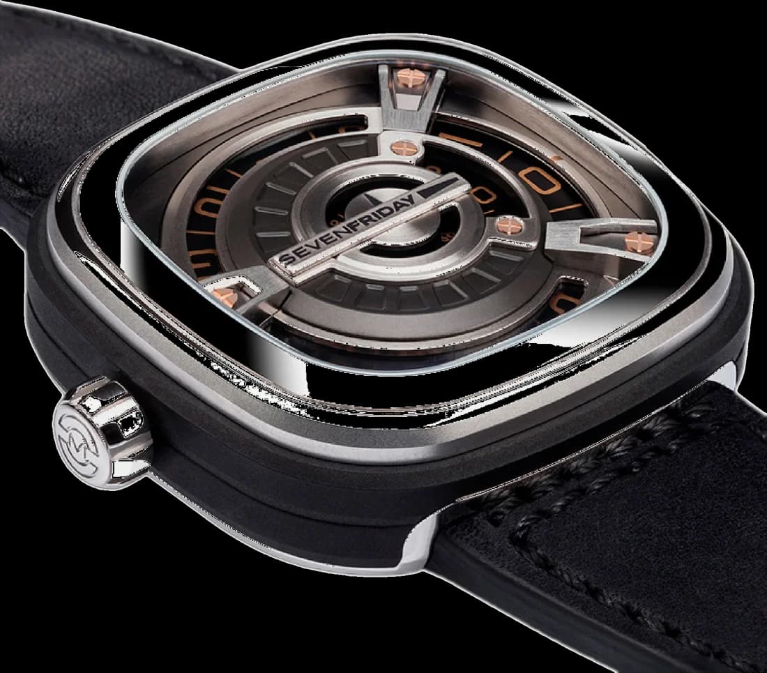 Montre Sevenfriday M1/03 homme vue de profil