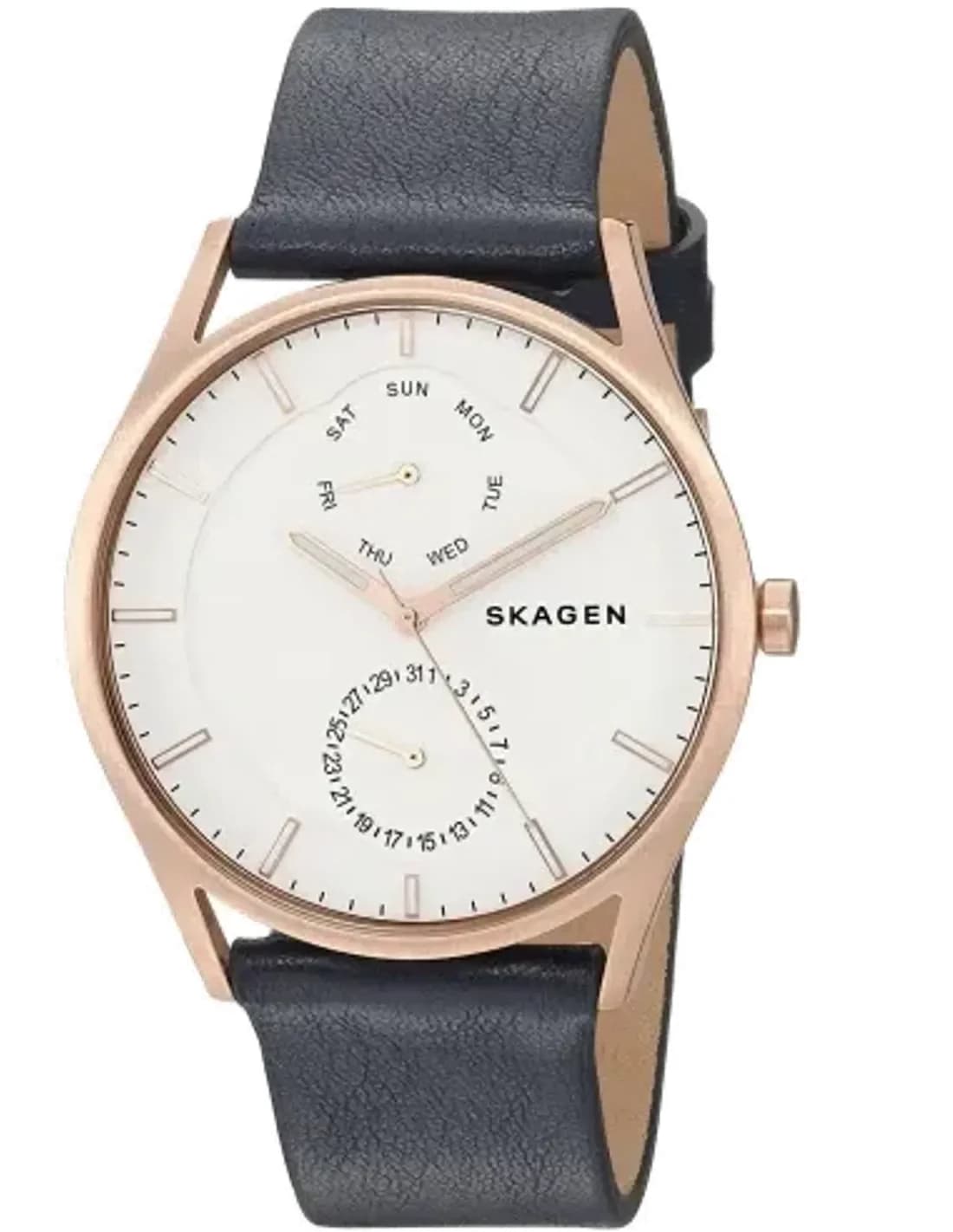 Montre Skagen SKW6372 avec bracelet en cuir souple
