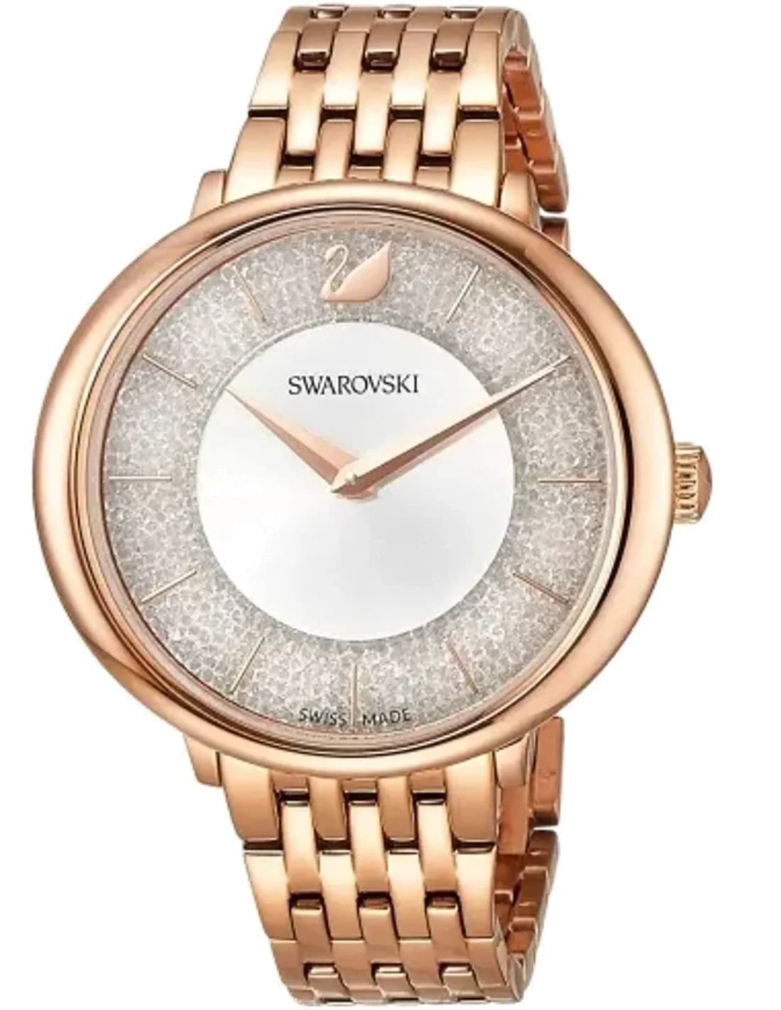 Montre Swarovski 5544590 Crystalline Chic en Acier Plaqué Or Rose