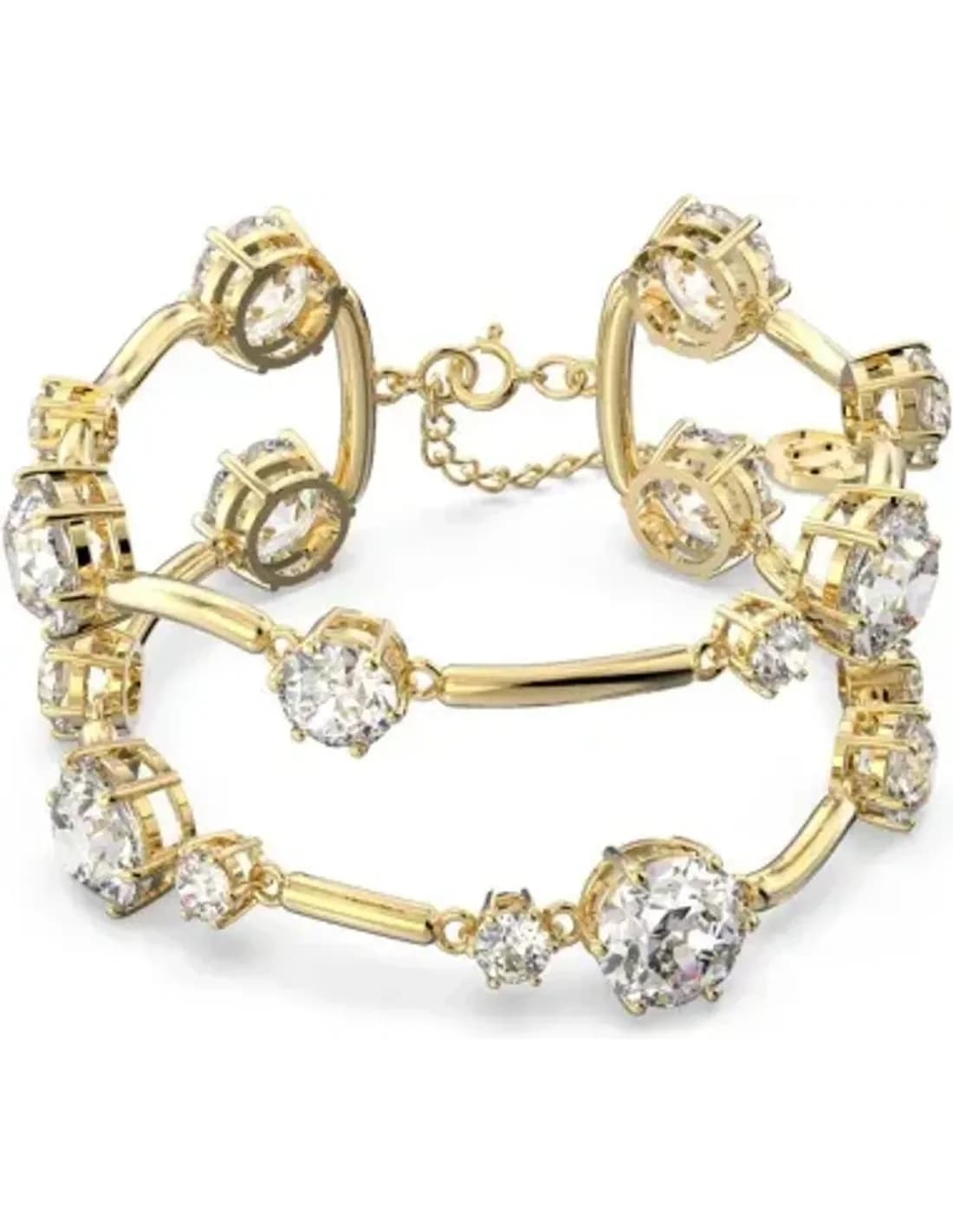 Bracelet Jonc Swarovski Constella Plaqué or