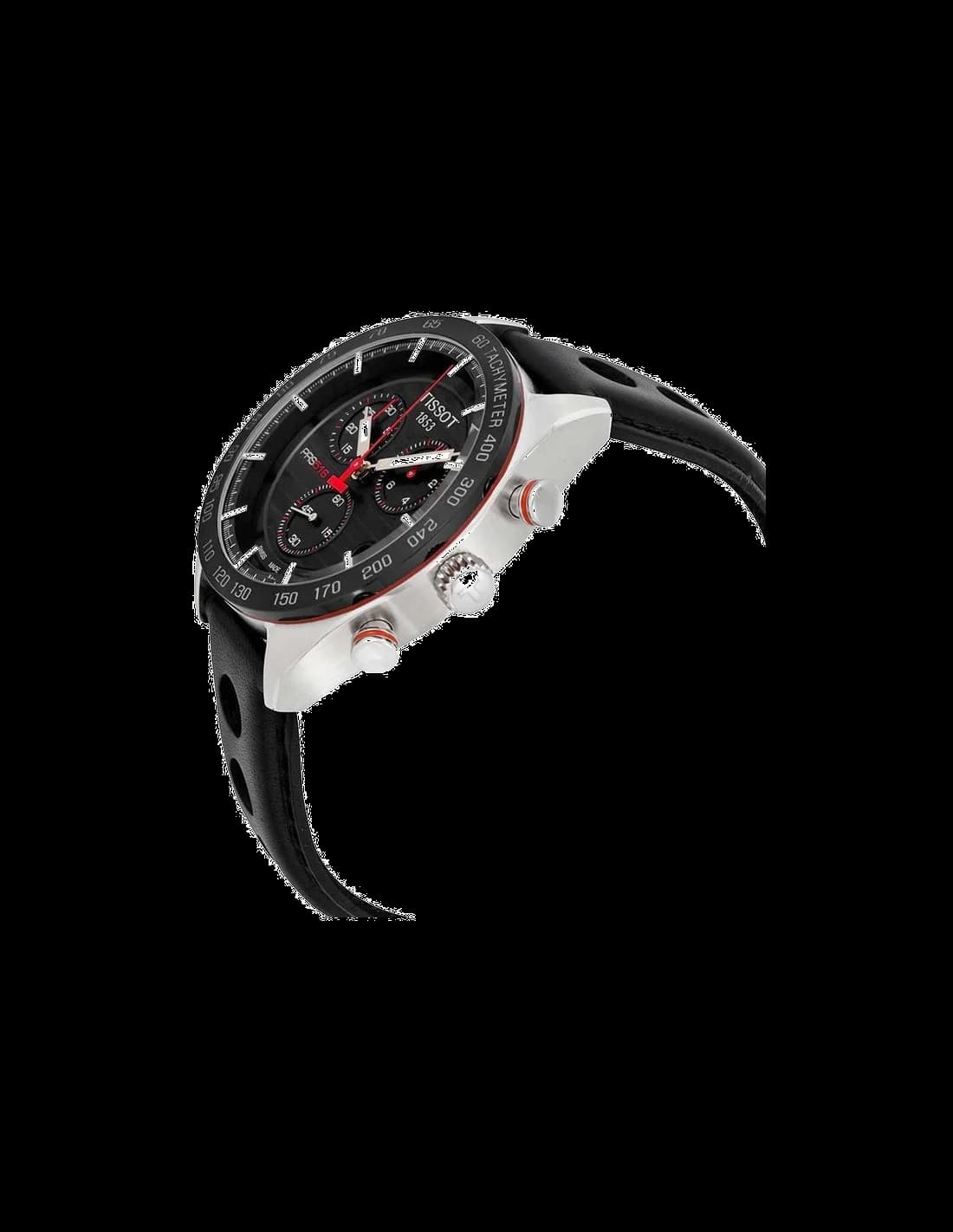 Montre Tissot T1004171605100 homme détail cadran noir