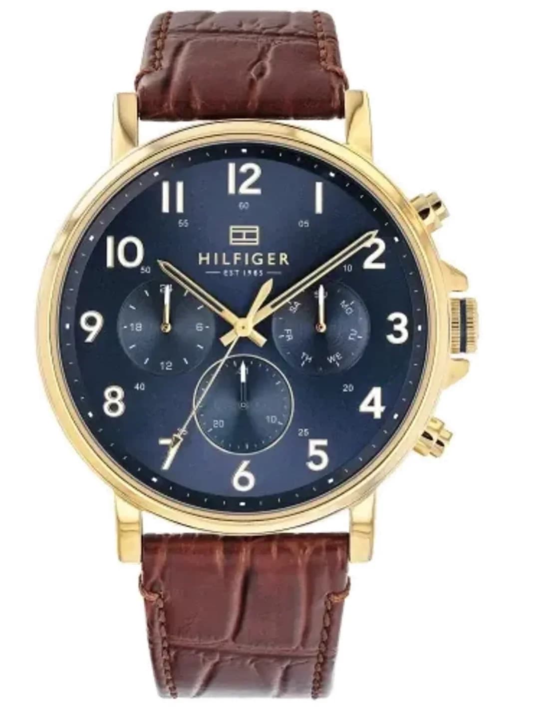 Montre Tommy Hilfiger Daniels 1710380 Bracelet en cuir marron