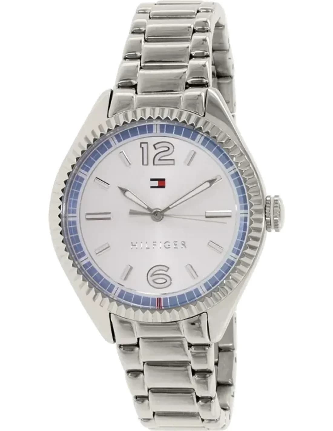 Montre Femme Tommy Hilfiger 1781519 Lunette crantée argentée