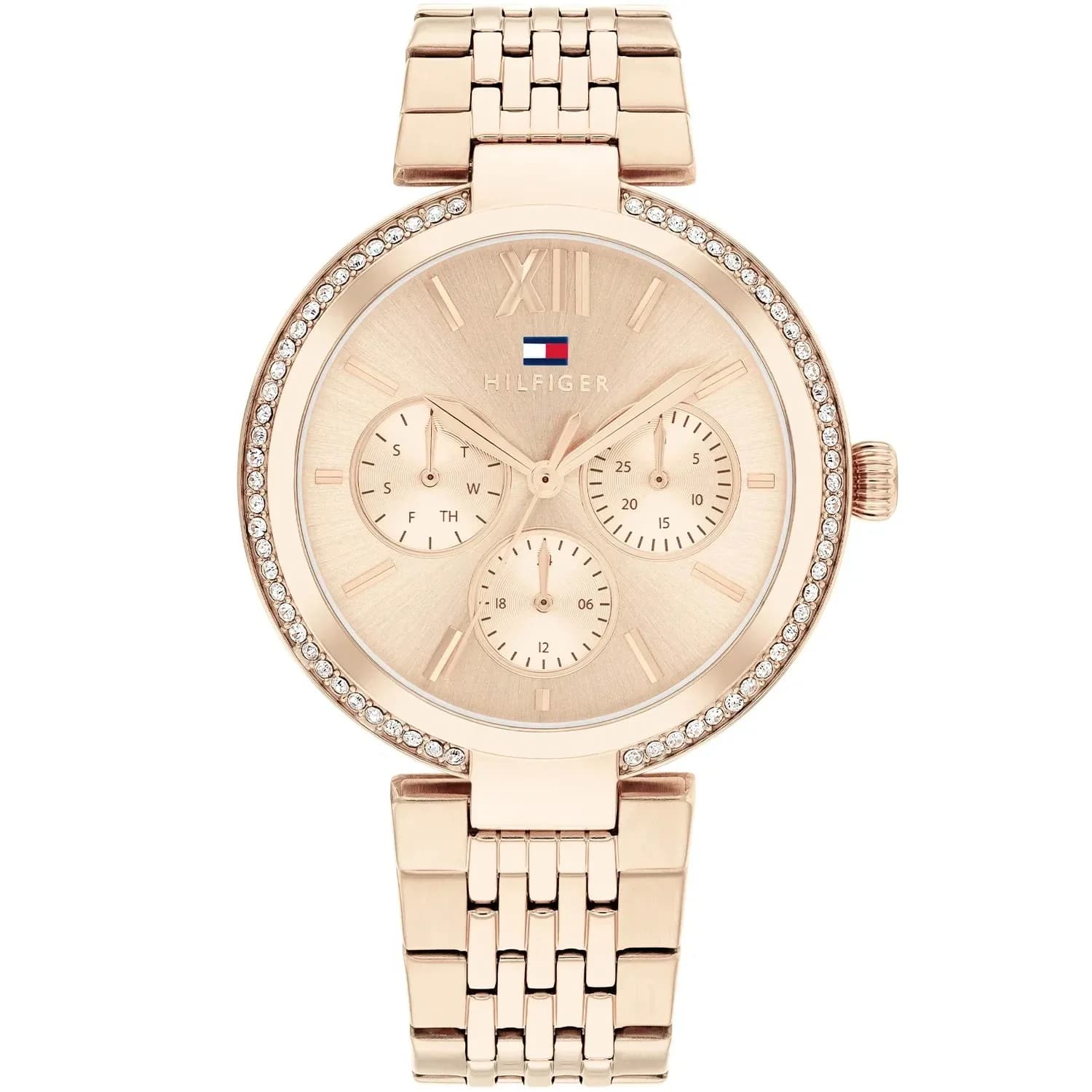 Montre Femme Tommy Hilfiger Sophia 1782696 cadran or rose bracelet acier