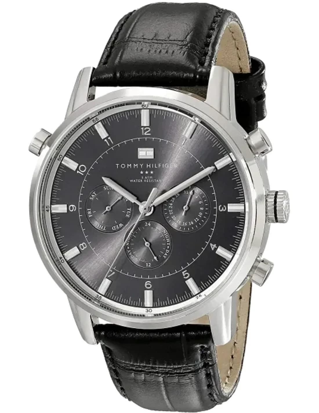 Montre Homme Tommy Hilfiger Harrison 1790875 Bracelet en cuir Noir