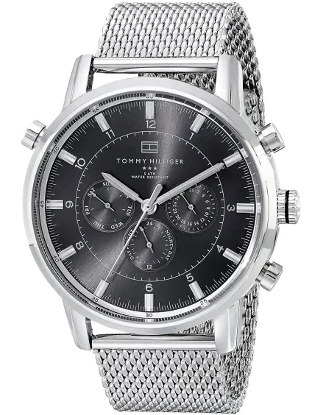 Tommy Hilfiger 1790877 Harrison Black Dial and Milanese Mesh Watch