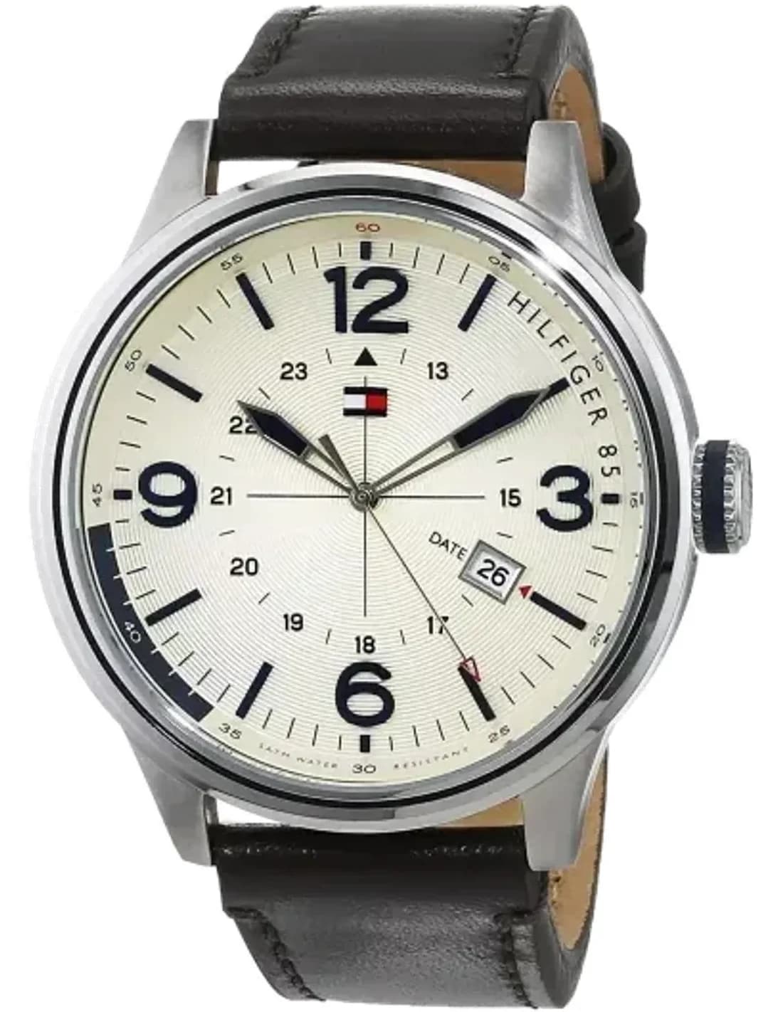 Montre Homme Tommy Hilfiger Peter 1791102 Chiffres arabes couleur bleue