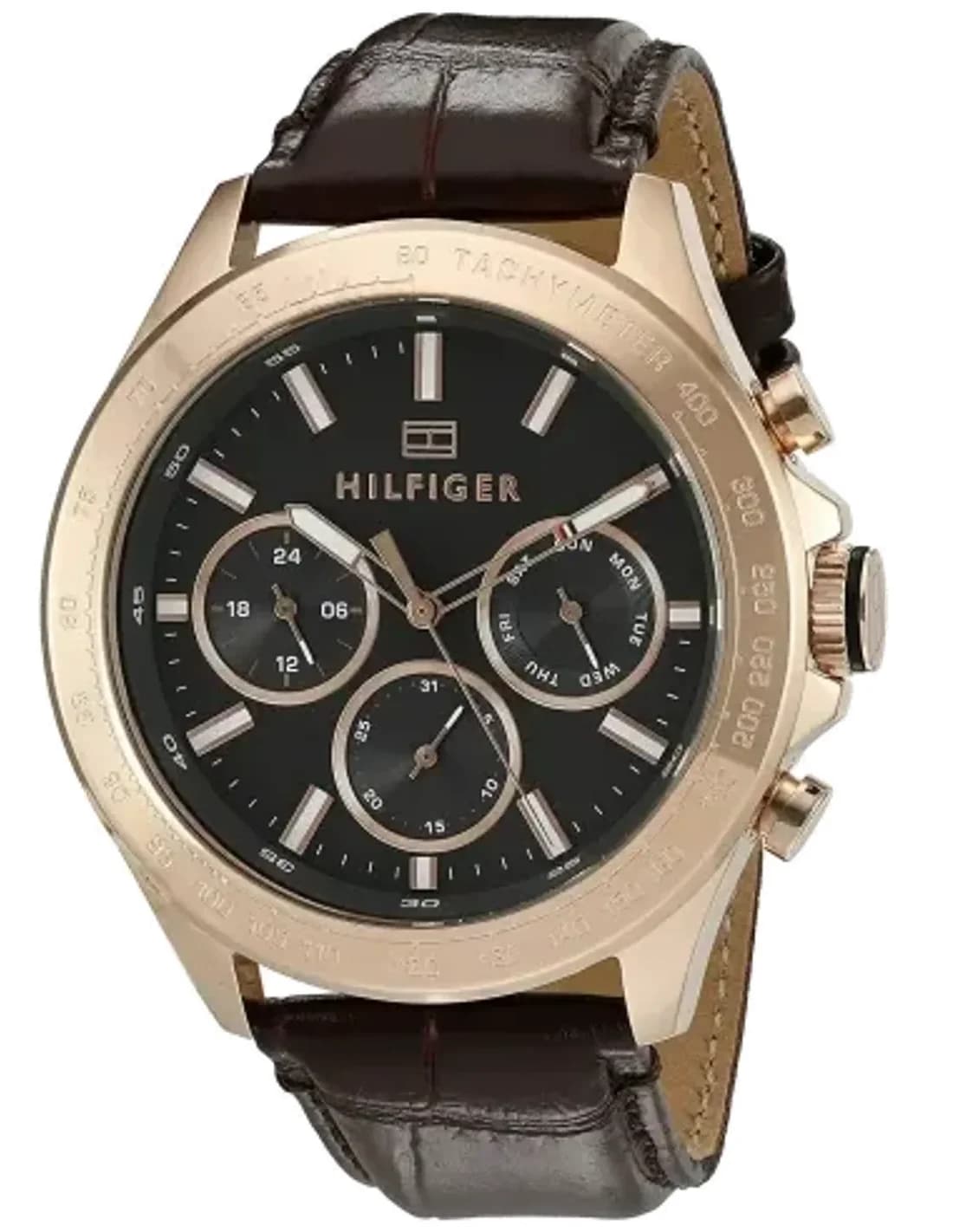 Montre Homme Tommy Hilfiger 1791225 Bracelet en cuir marron