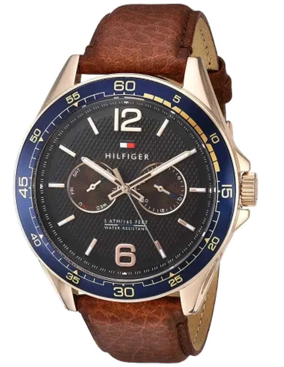 Tommy Hilfiger Sophisticated Sport 1791367 Watch Brown Leather Strap