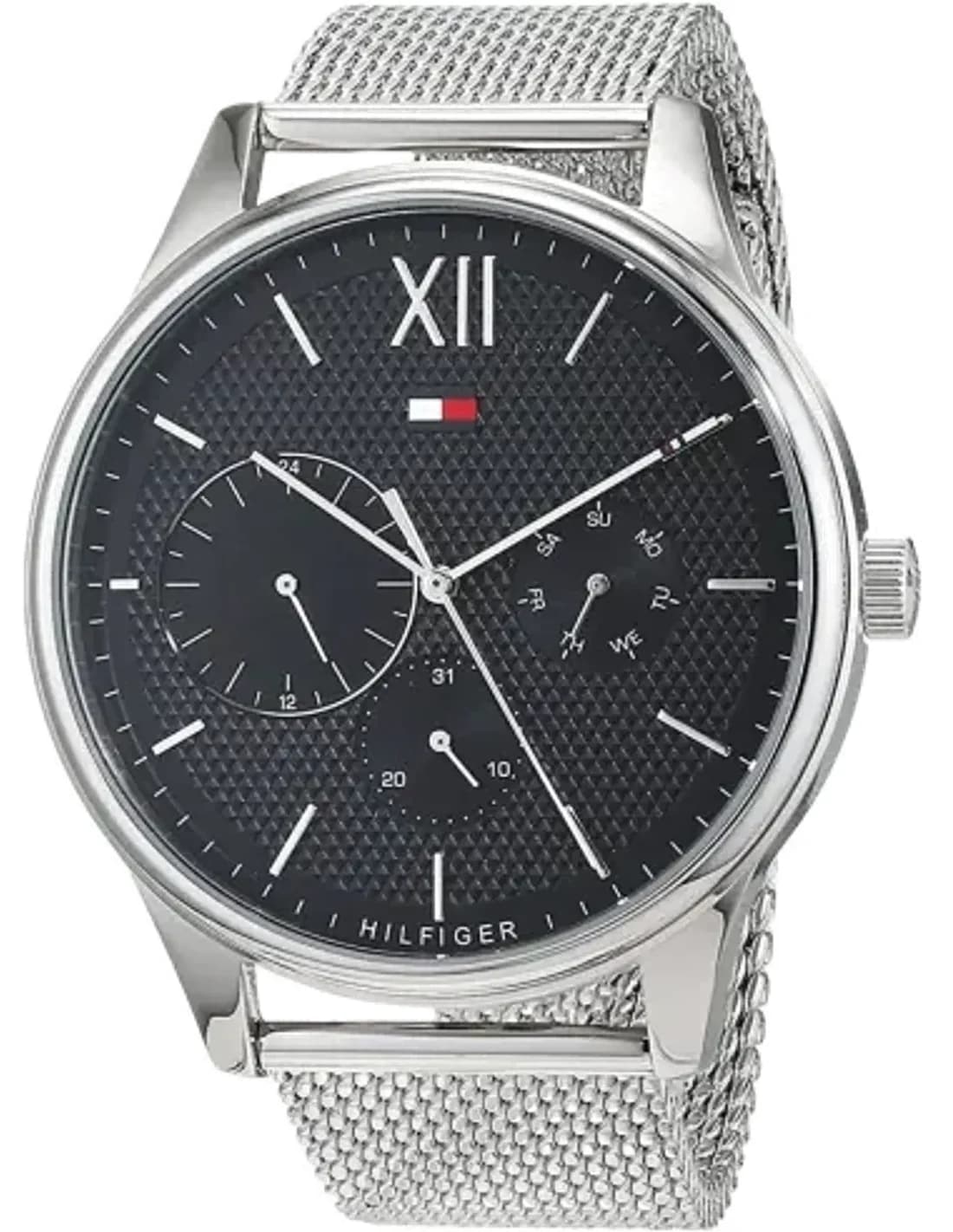 Montre Tommy Hilfiger 1791415 Damon en maille milanaise argentée