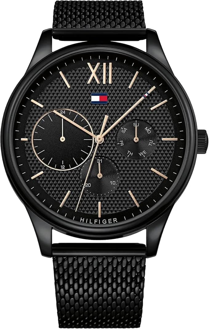 Tommy Hilfiger 1791420 Damon Men's Watch with Milanese maille milanaise Strap