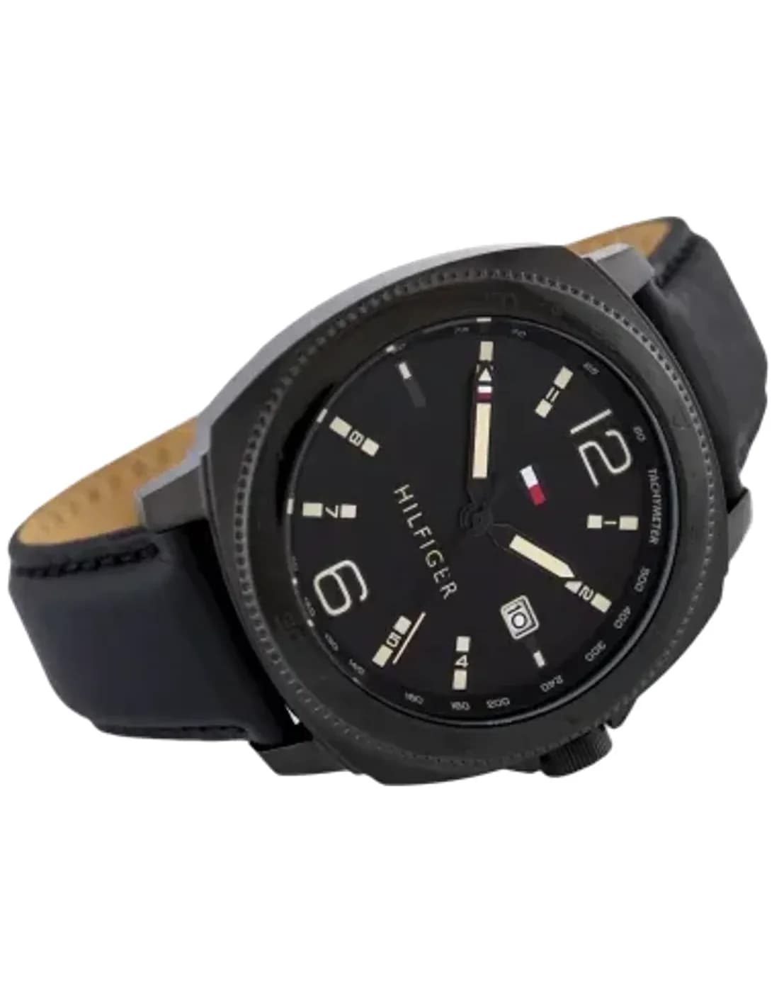 Montre Homme Tommy Hilfiger Lucas 1791430 Cuir noir bracelet