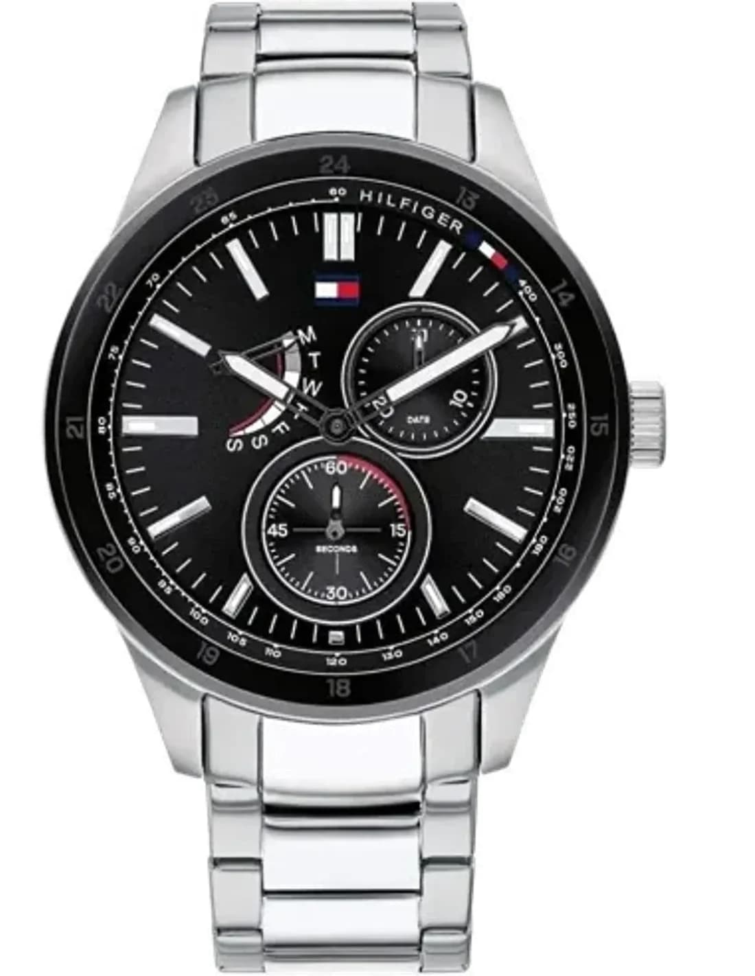 Montre Tommy Hilfiger 1791639 Austin Cadran Bleu et Bracelet Cuir Brun