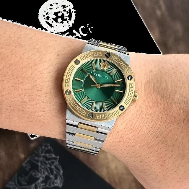 Montre Versace VEVH00720 femme verso boîtier or