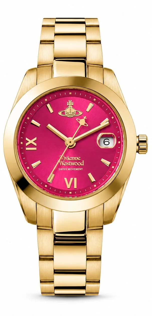 Montre Femme Vivienne Westwood Fenchurch VV292RRGD bracelet doré jaune