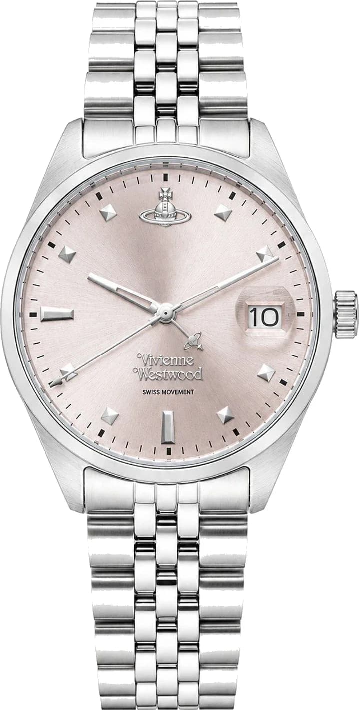 Montre Femme Vivienne Westwood Camberwell VV261PKSL cadran rose bracelet acier