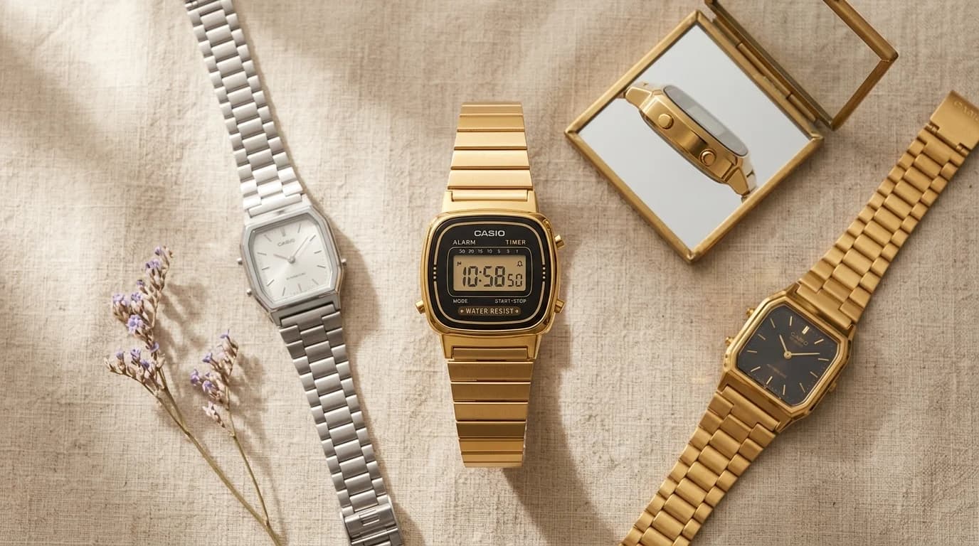Montre Casio femme : décodage technique des modèles vintage cultes (LA670, LA680, A158, A700)