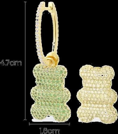Boucle d'oreille APM Monaco individuelle Yummy Bear Clip Wonderland vue 3