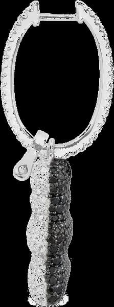 APM Monaco Yummy Bear Clip Single Earring in 925 Silver vue 2