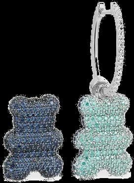 APM Monaco Yummy Bear Clip Single Earring in 925 Silver vue 5