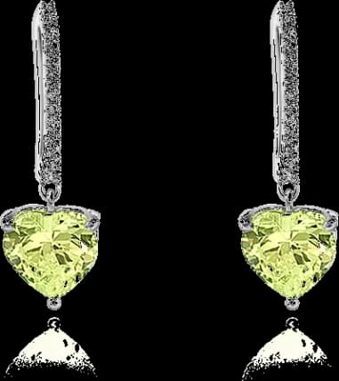 Boucles d'oreilles APM Moncaco en argent et oxyde de zirconium vue 2