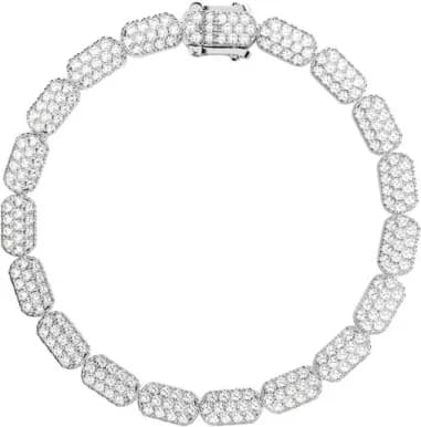 Bracelet APM Monaco Yacht Club en argent 925 pavé de cristaux