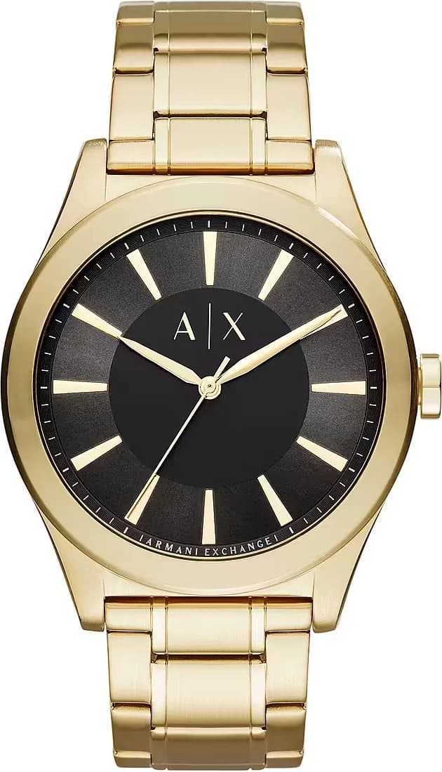 Armani Exchange AX2328 vue de côté, bracelet acier