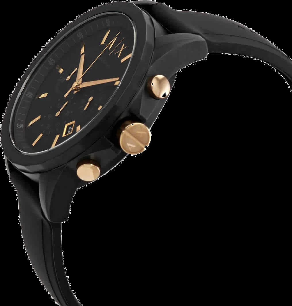 Armani Exchange AX7105 côté fond de boîtier noir