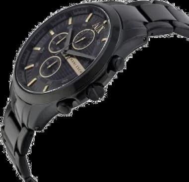Montre Armani Exchange AX2164 homme détail cadran noir