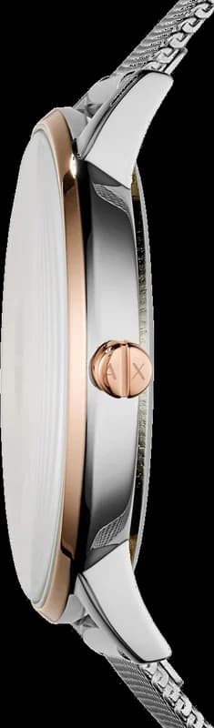 Armani Exchange AX5537 côté fond de boîtier argent