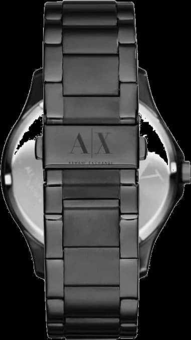 Montre Armani Exchange AX2121 homme détail cadran noir