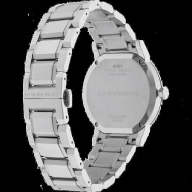 Montre Burberry BU9000 homme détail cadran argent