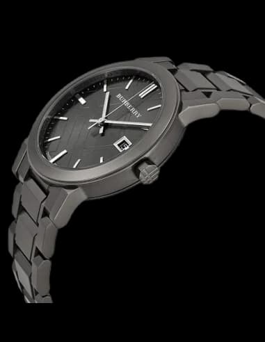 Burberry BU9007 vue de côté, bracelet acier