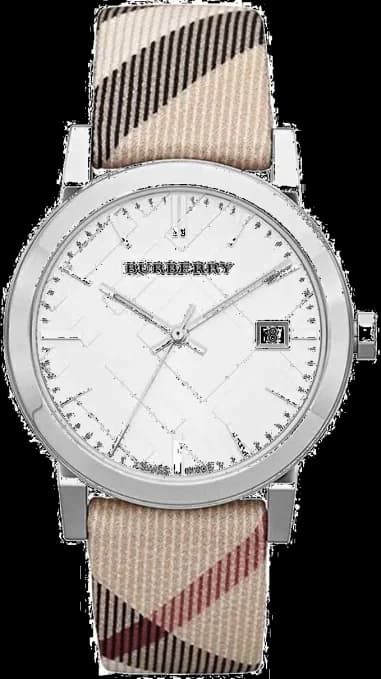 Montre Burberry Nova Check BU9113 cadran 38mm bracelet en cuir beige