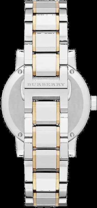 Montre Femme Burberry BU9115 The City Acier Bicolore Cadran Check vue 3