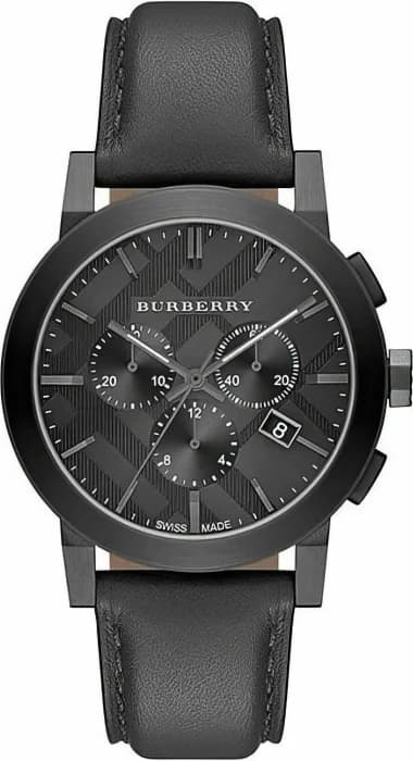 Montre homme Burberry The City BU9364 bracelet en cuir noir